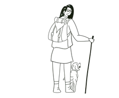 Illustration of Charlotte Pierce
